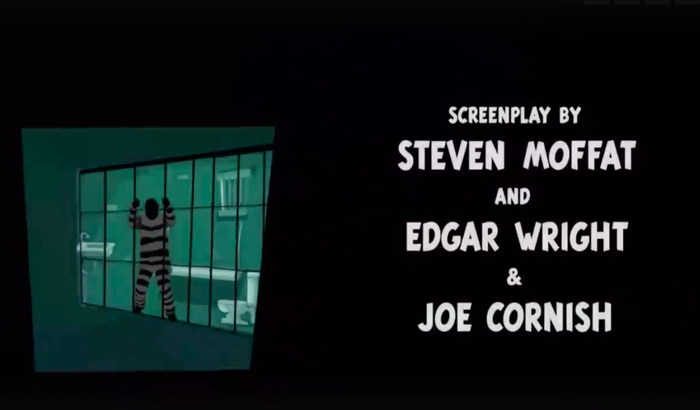 Фрагмент титров «Приключения Тинтина»